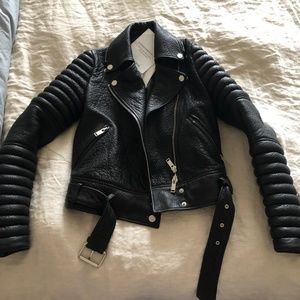 The Arrivals Rainier Leather Jacket XS